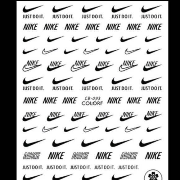 Other - Nike nail decals